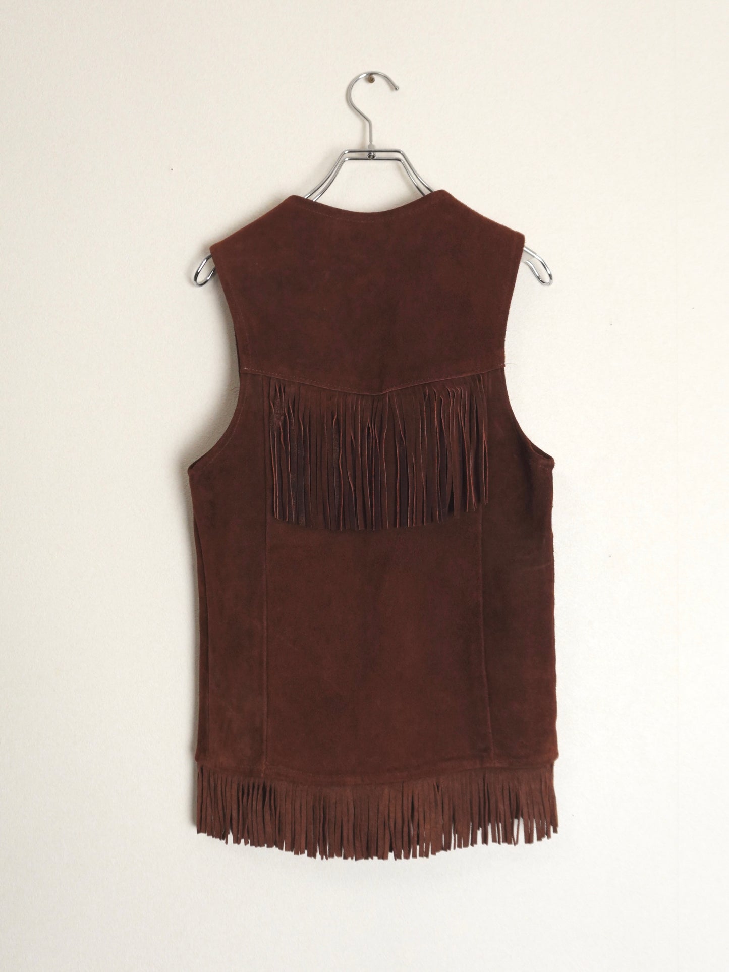 Suède Fringe Vest