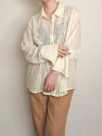 Sheer Lace Shirt