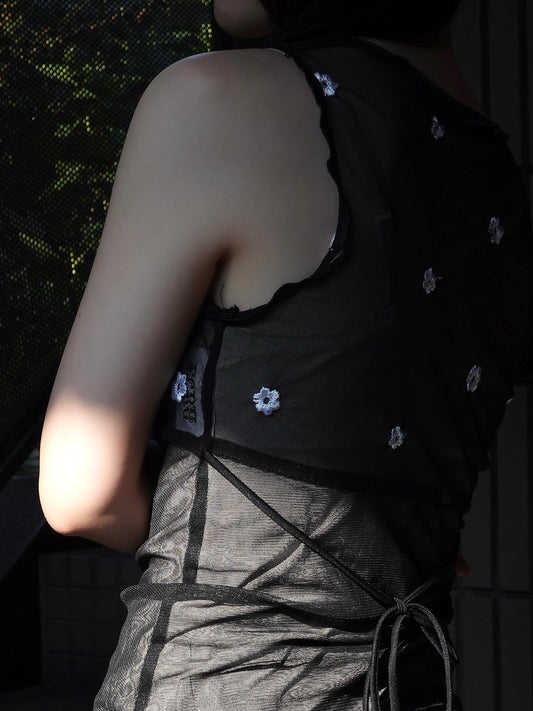 Sheer Flower Tops