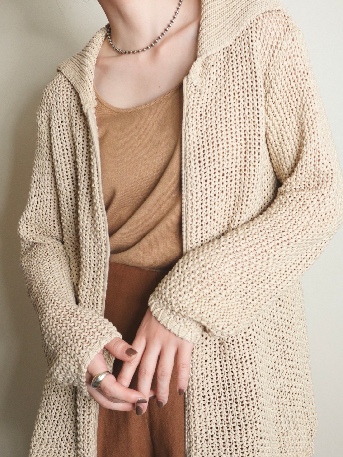 Zip Knit Cardigan
