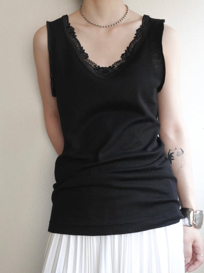 Euro Lace Underwear Tank