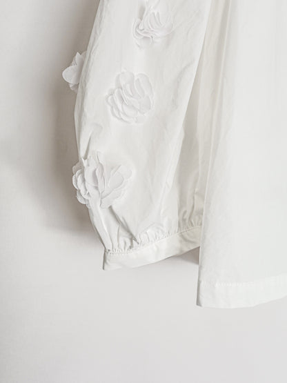 Flower Sleeve Shirt