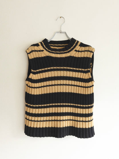 Border Knit Vest