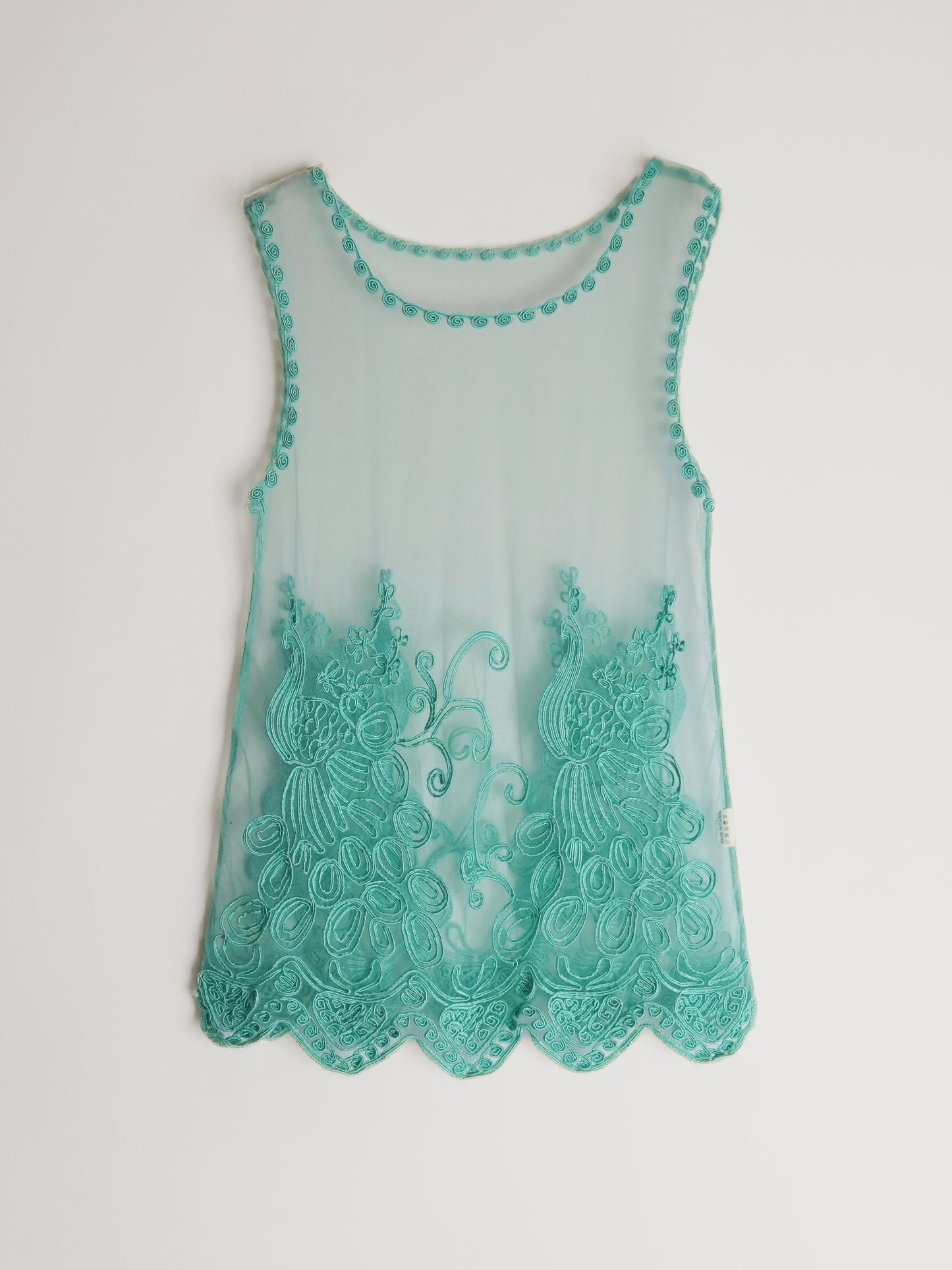 Embroidery Sheer Tops
