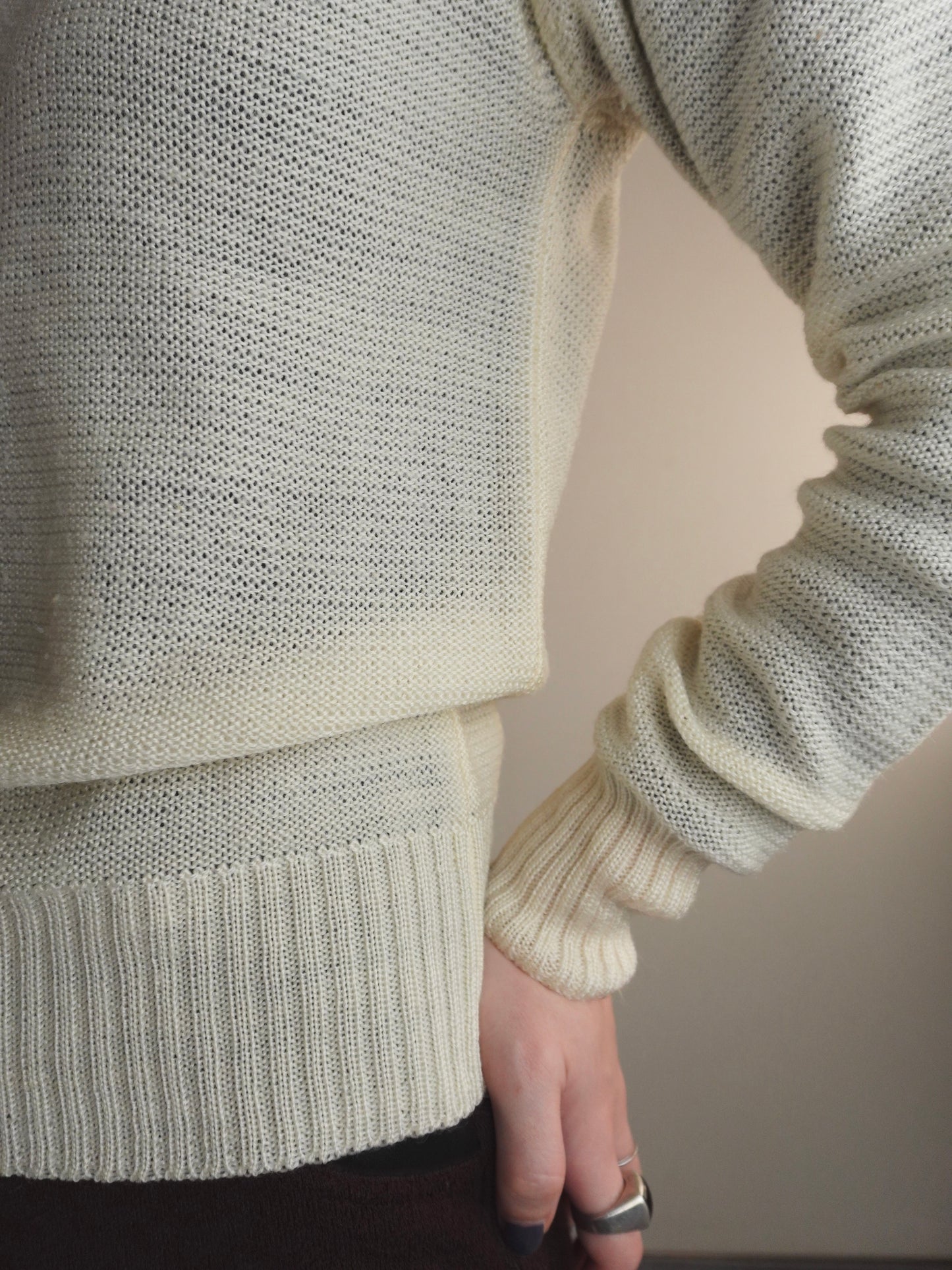 Vneck Knit Pullover