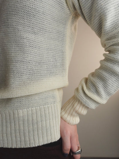 Vneck Knit Pullover