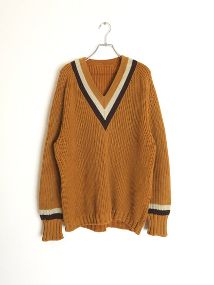 Vneck Knit Pullover