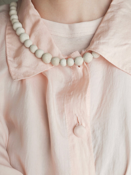 Pale Pink Silk Shirt