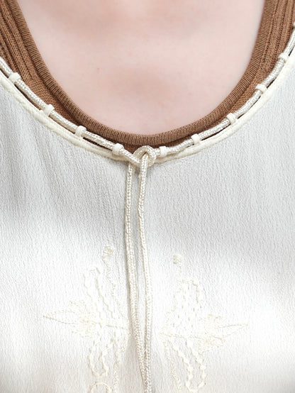 Lace Docking Embroidery Onepiece