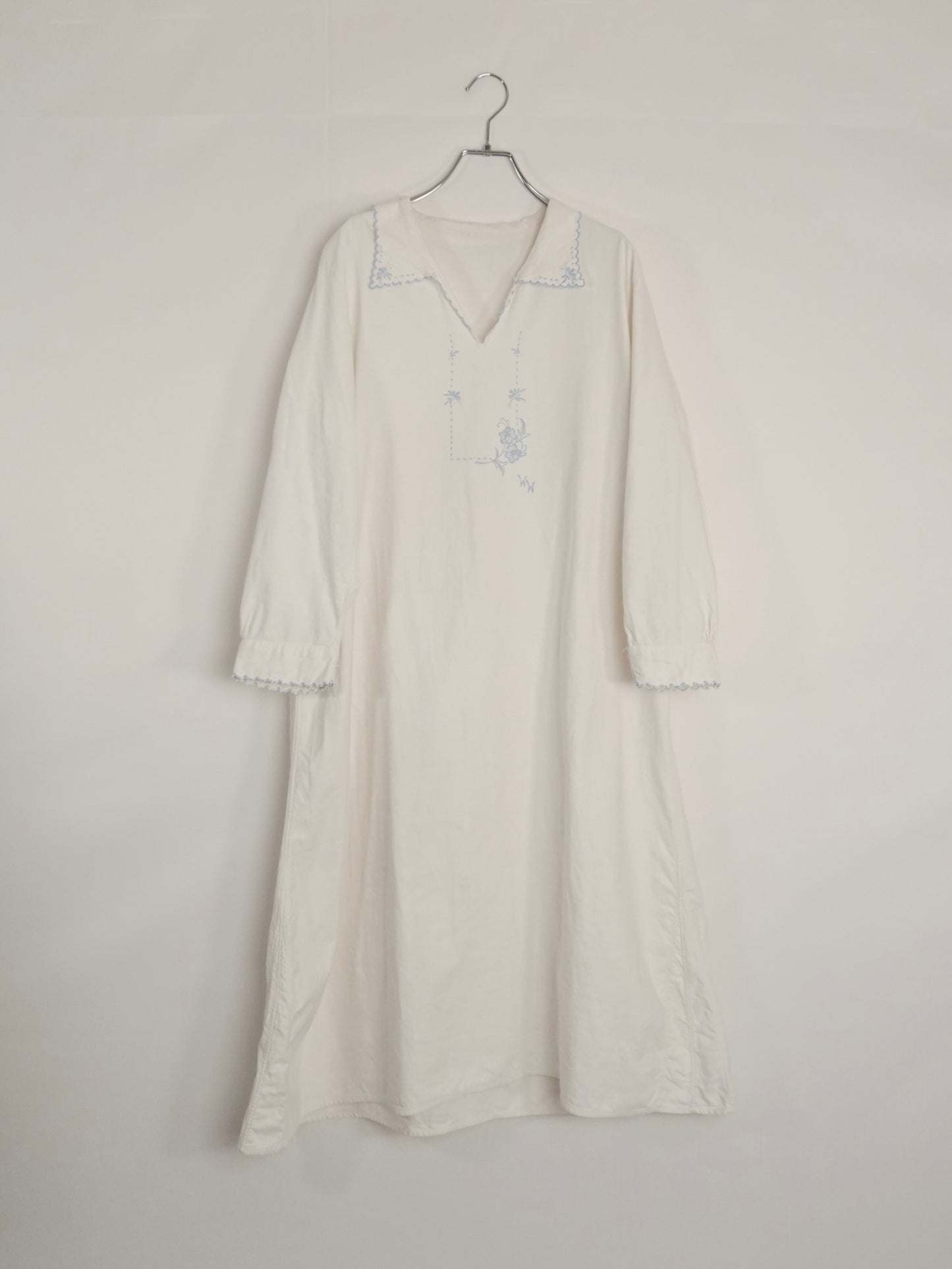 Embroidery Long Shirt Dress