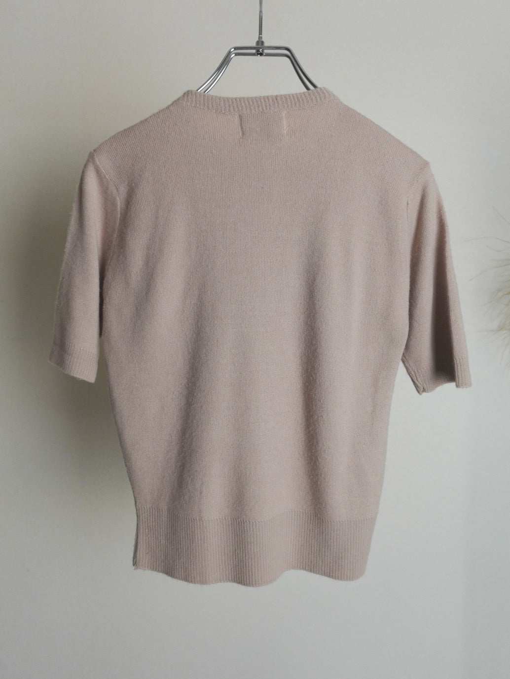 Half sleeve Knit BEIGE