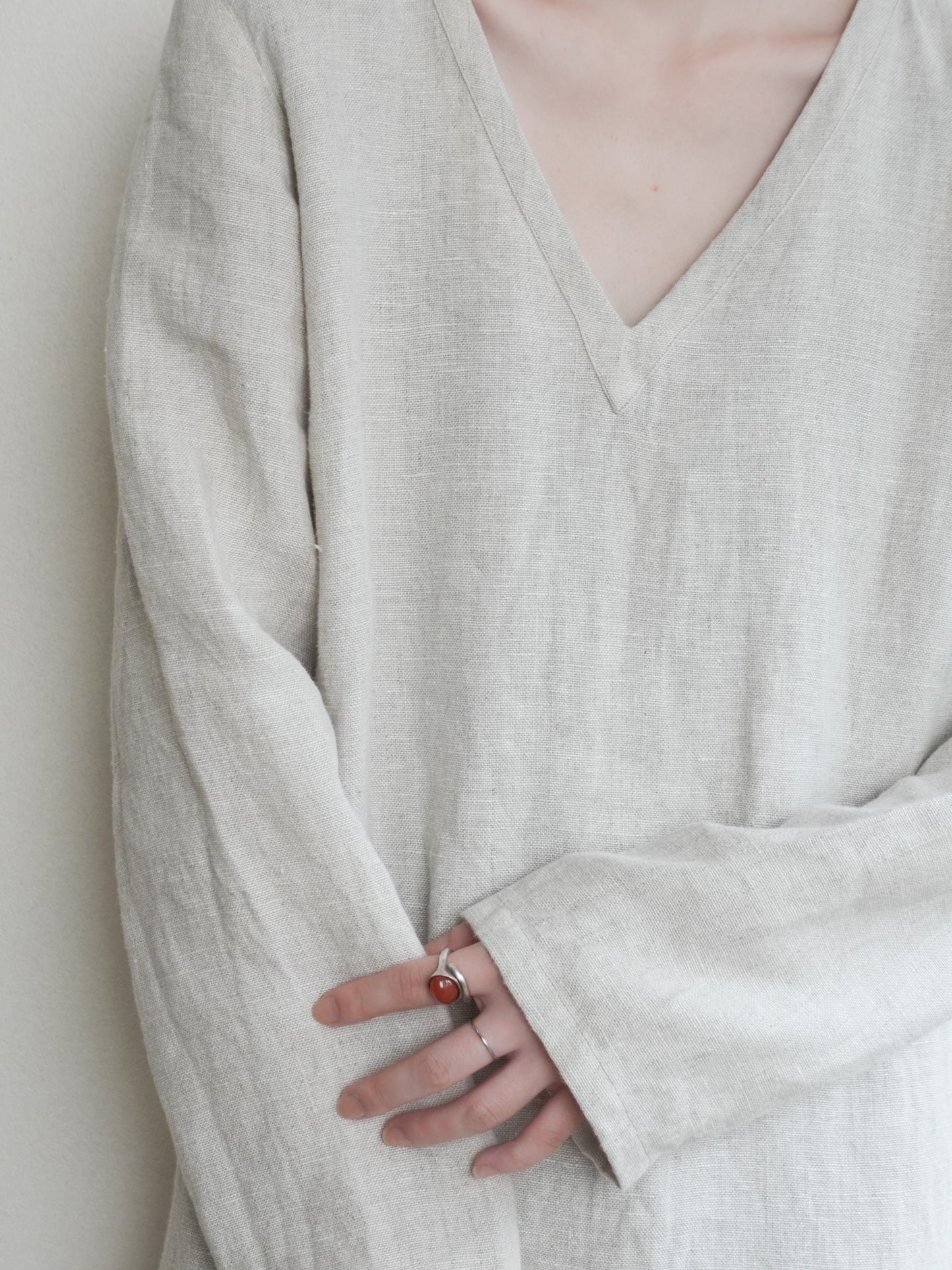 "agnes b." Linen Onepiece