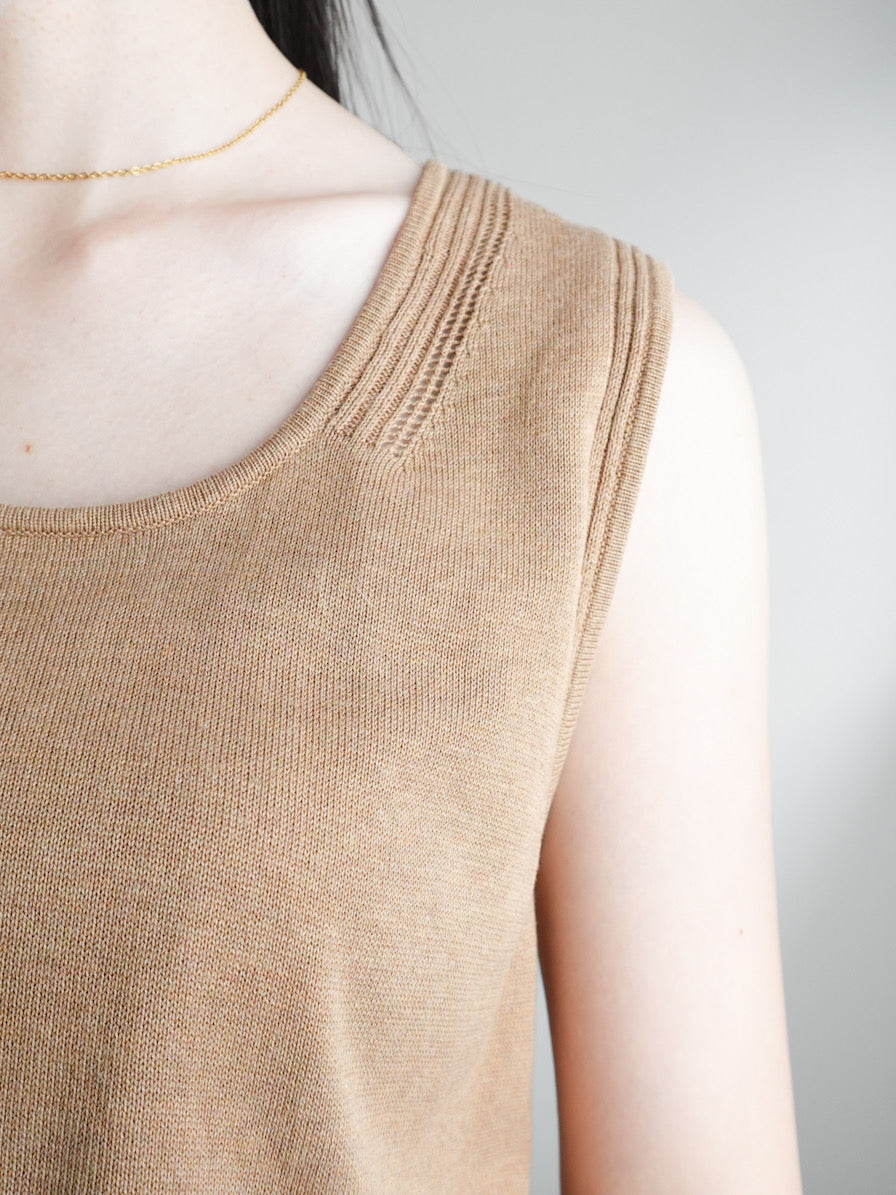Silk Sleeveless Tops