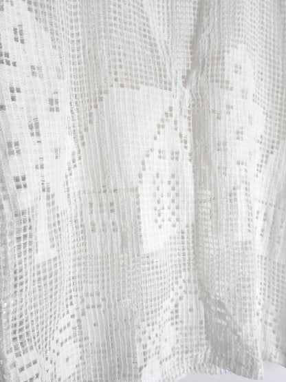 Remake Deep neck Crochet Vest