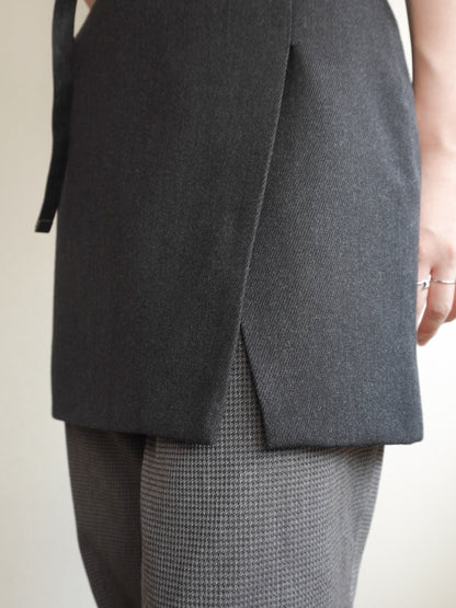 Slit Mini Skirt