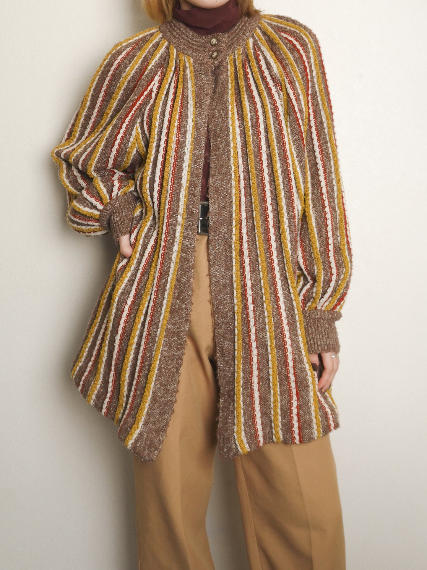 Stripe Knit Cardigan