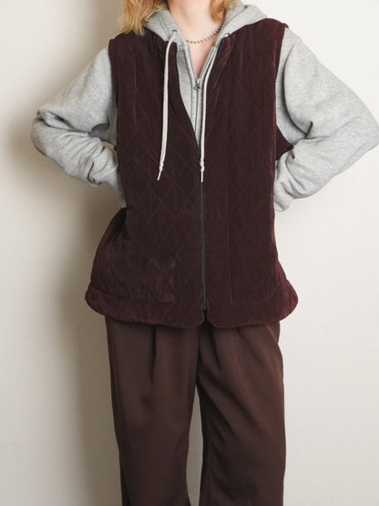 "CHICO'S" Quilting Zip Vest