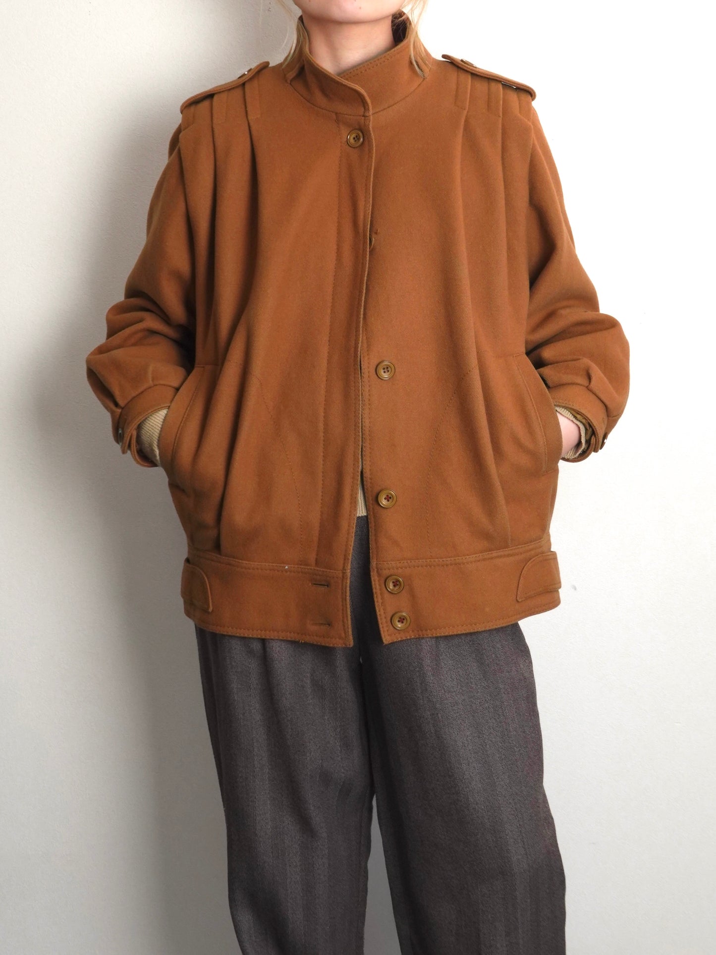 Melton Blouson Jacket