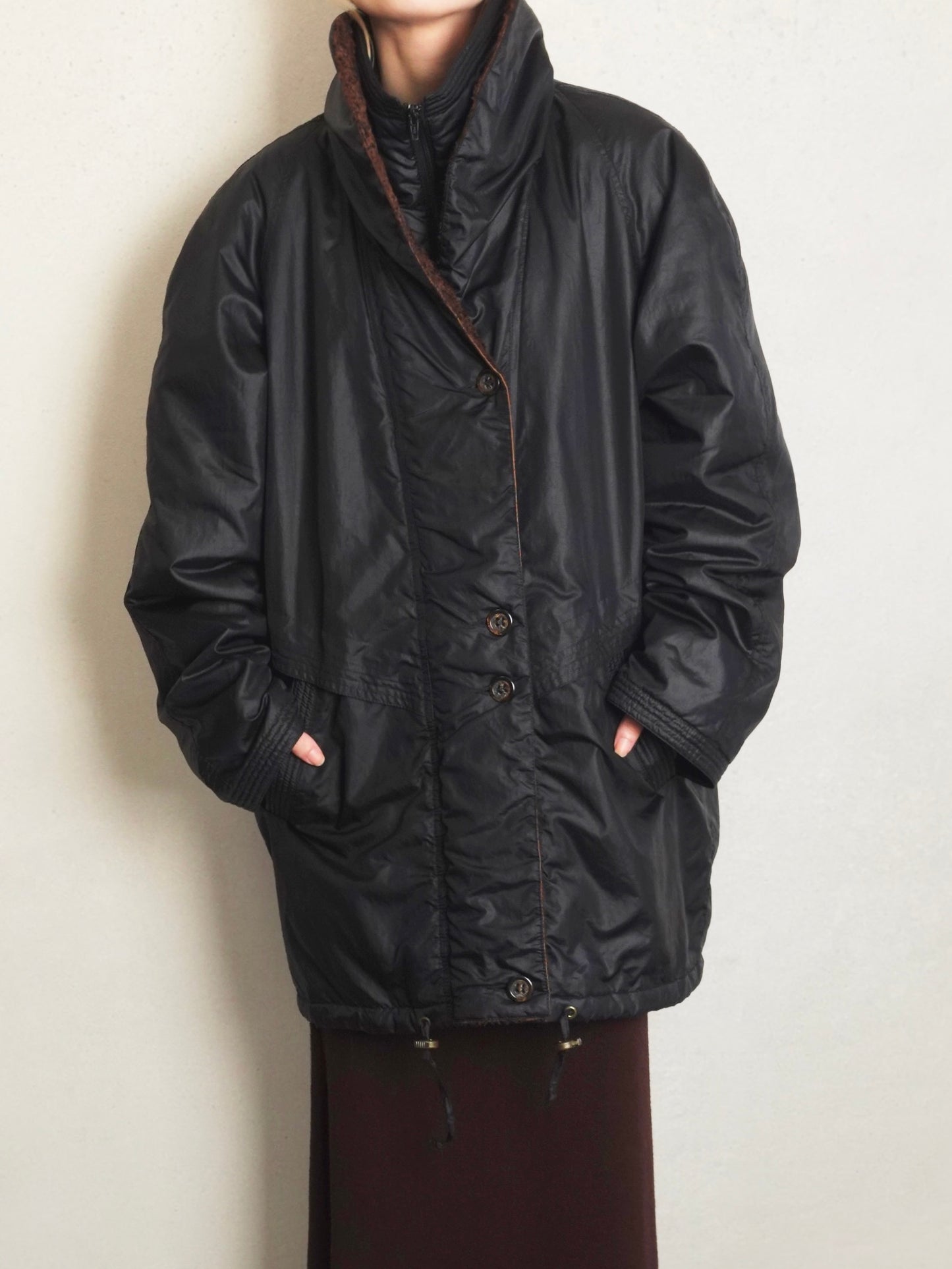 Nylon Layered Coat
