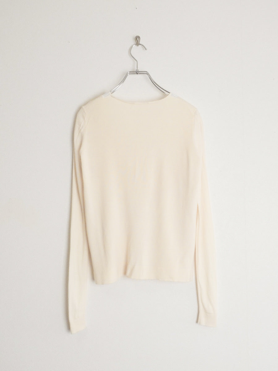 Sheer Panel Knit