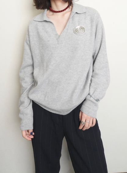 Pure Cashmere Knit - Gray