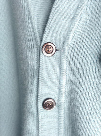 Light Blue Button Cardigan
