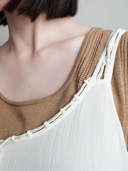 Lace Docking Embroidery Onepiece