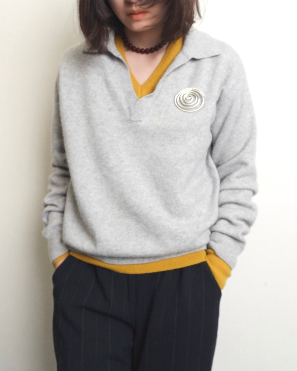 Pure Cashmere Knit - Gray