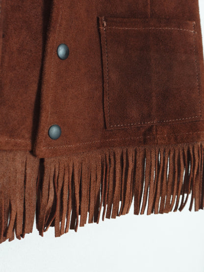 Suède Fringe Vest