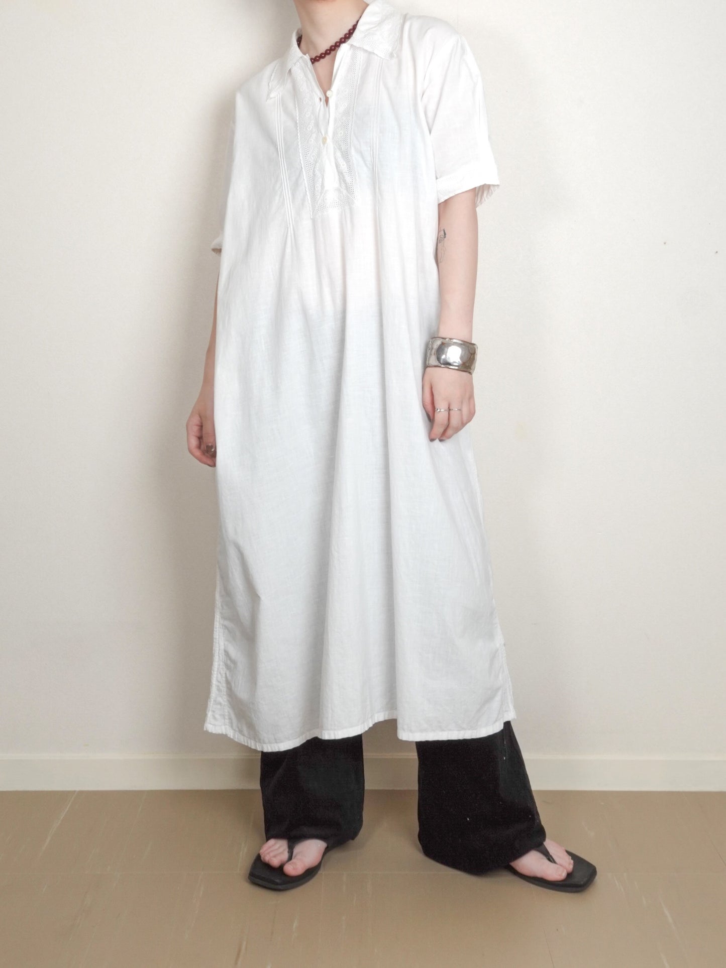 Cotton Shirt Dress