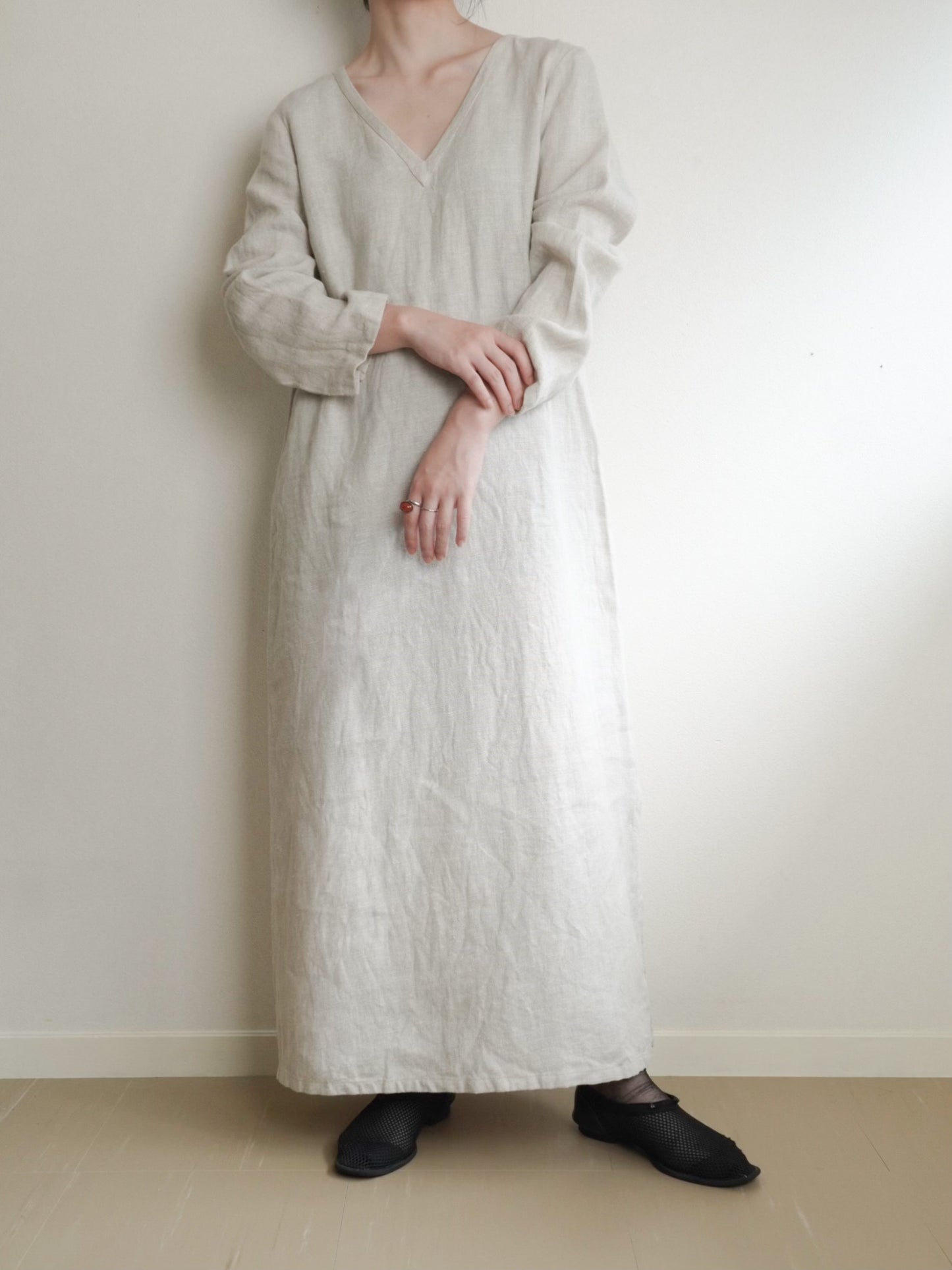 "agnes b." Linen Onepiece