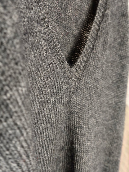 Elbow patch Vneck Knit