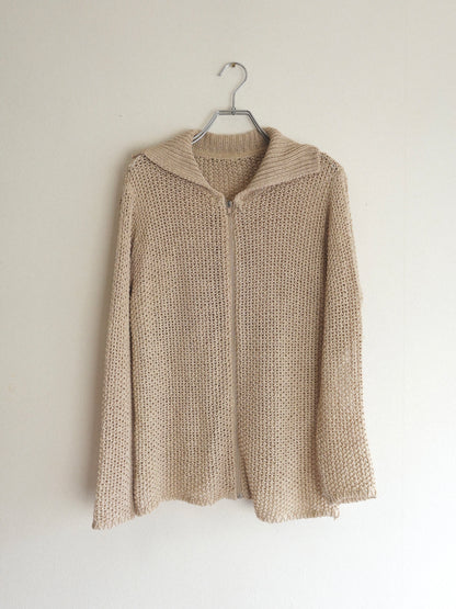 Zip Knit Cardigan