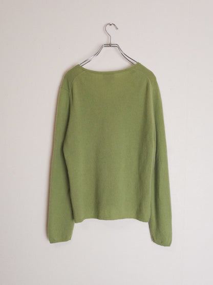 Pure Cashmere Knit - Light Green