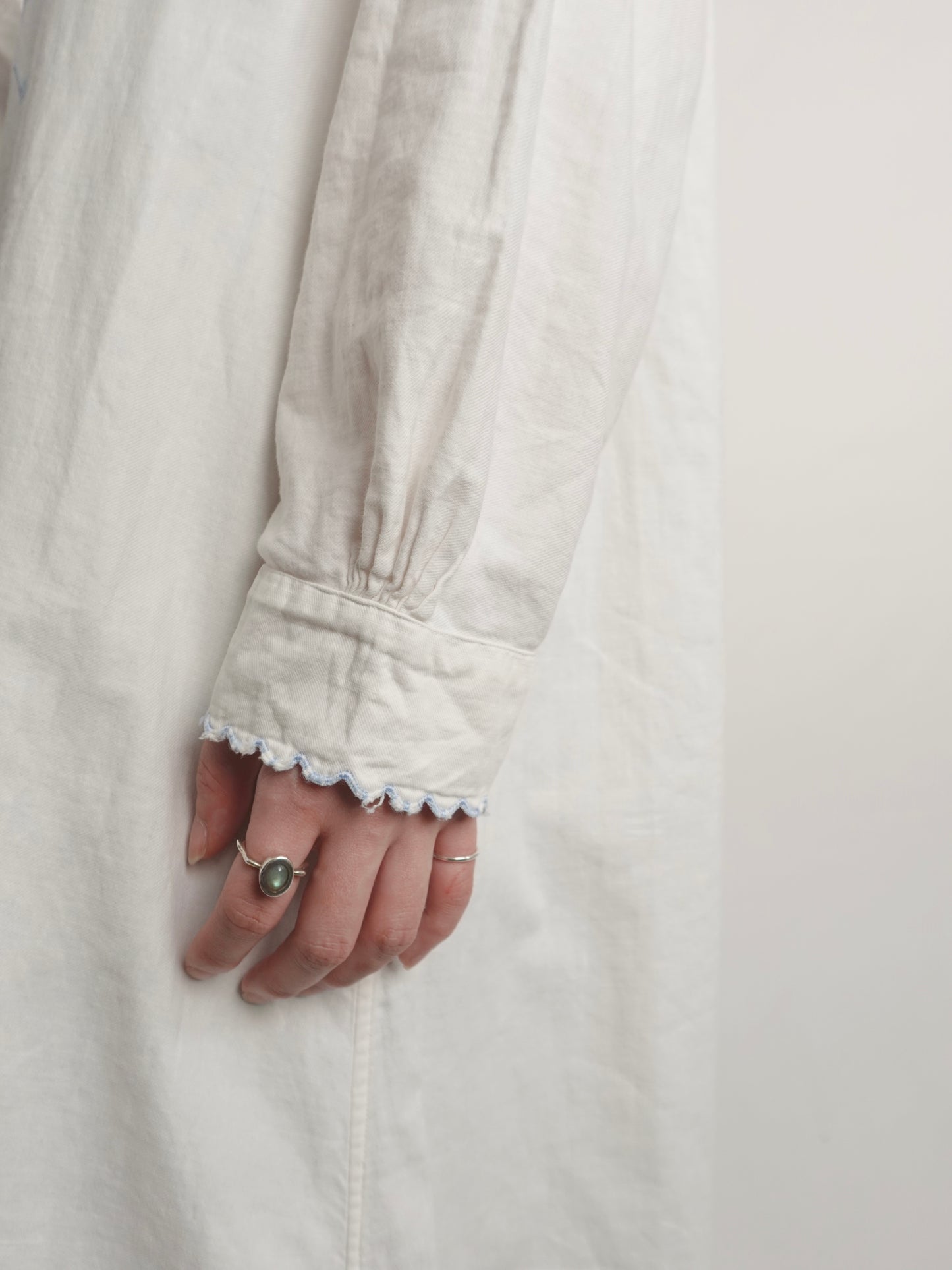Embroidery Long Shirt Dress