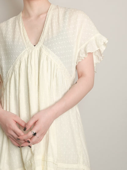Dot Vneck Tunic
