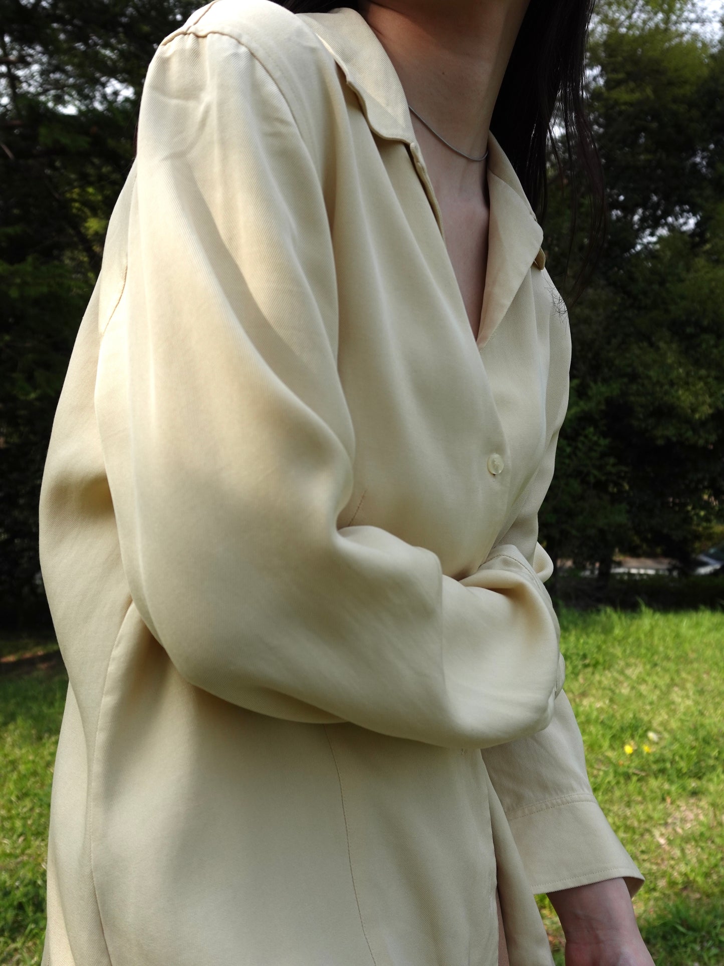 90s Silk Shirt