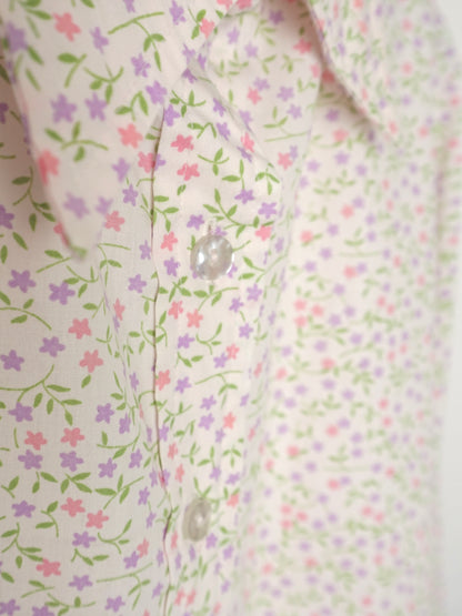 Tiny Flower Print Shirt
