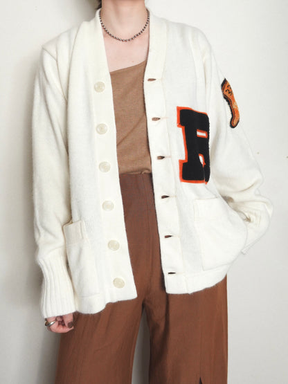 Lettered Cardigan