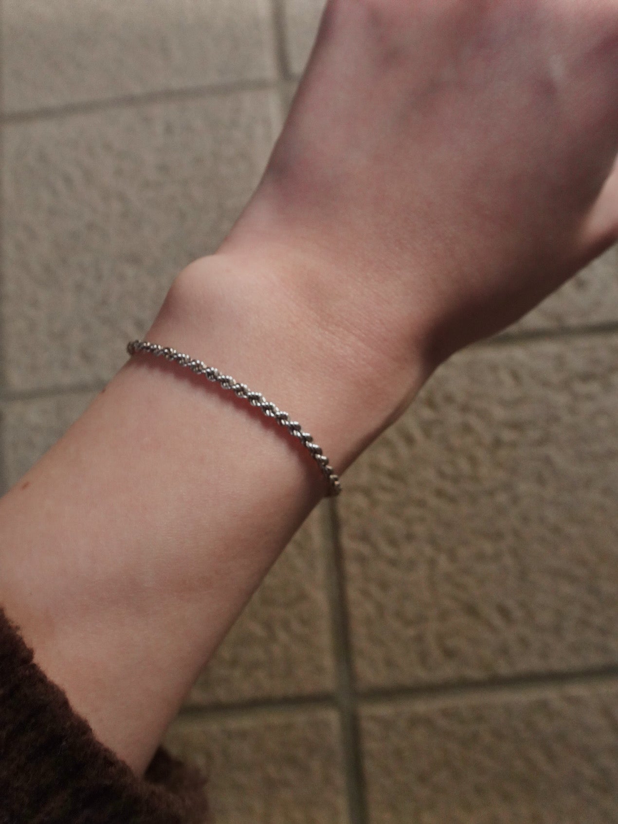 Slim Rope Chain Bracelet