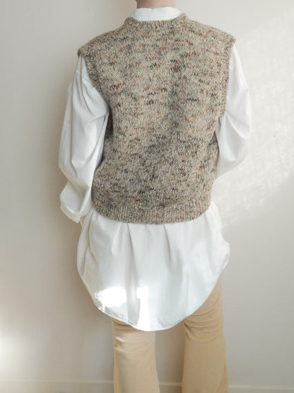 Mix Knit Vest