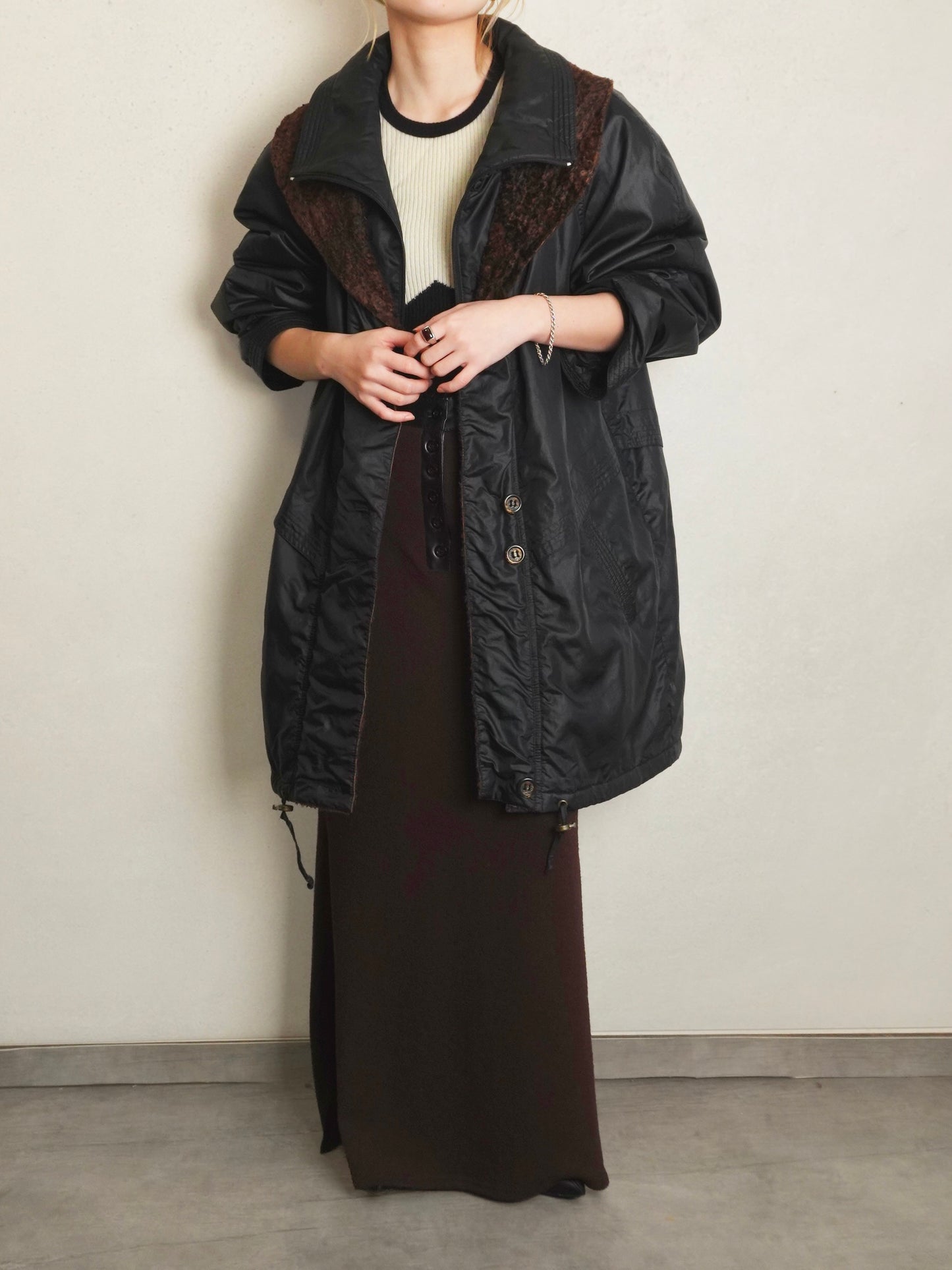 Nylon Layered Coat