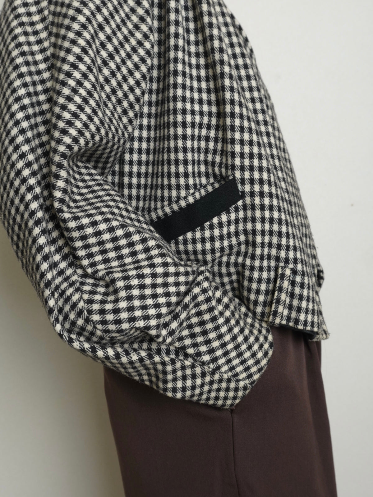 80s Gingham Check Jacket