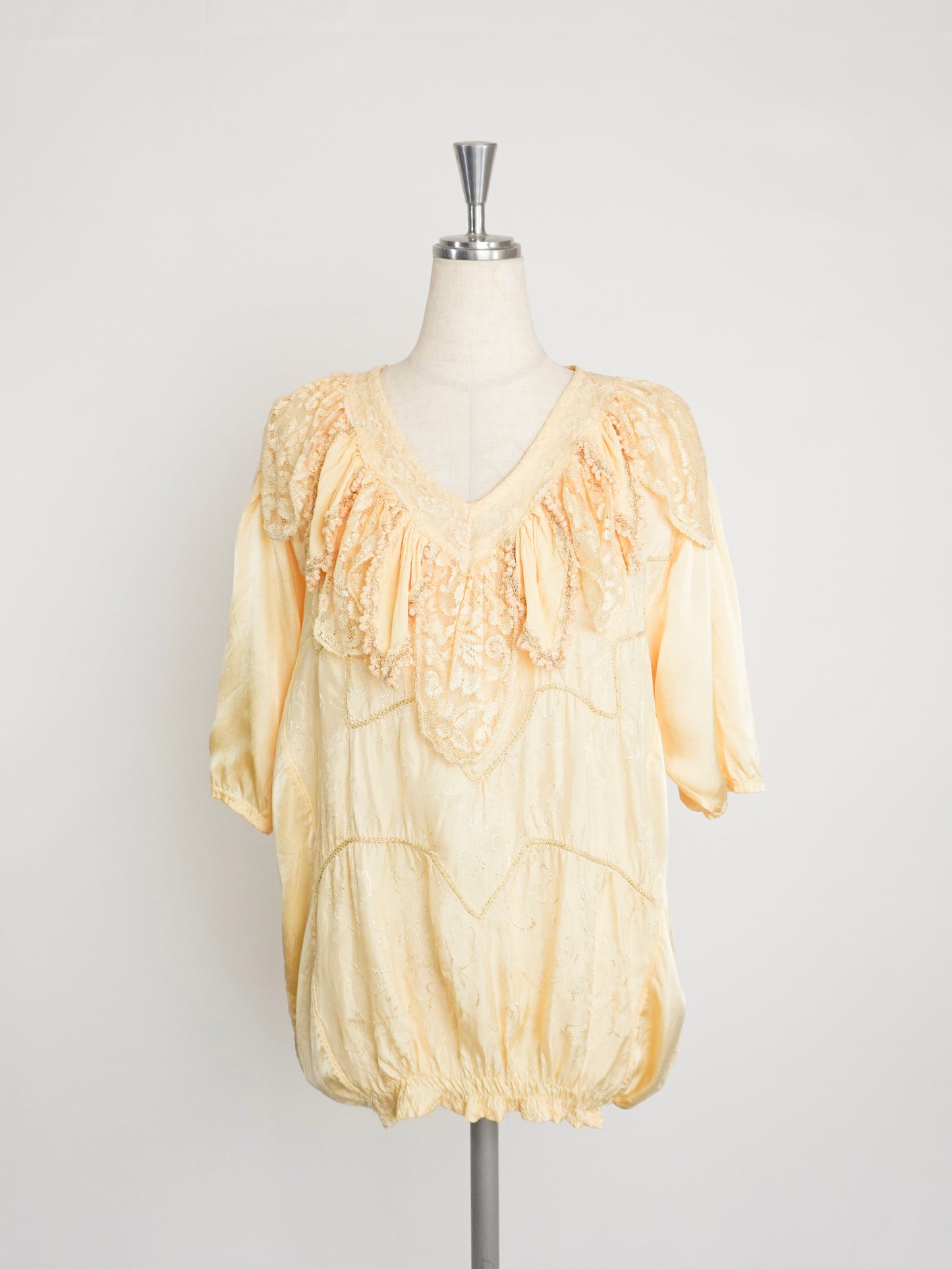 Satin Frill Lace Tops