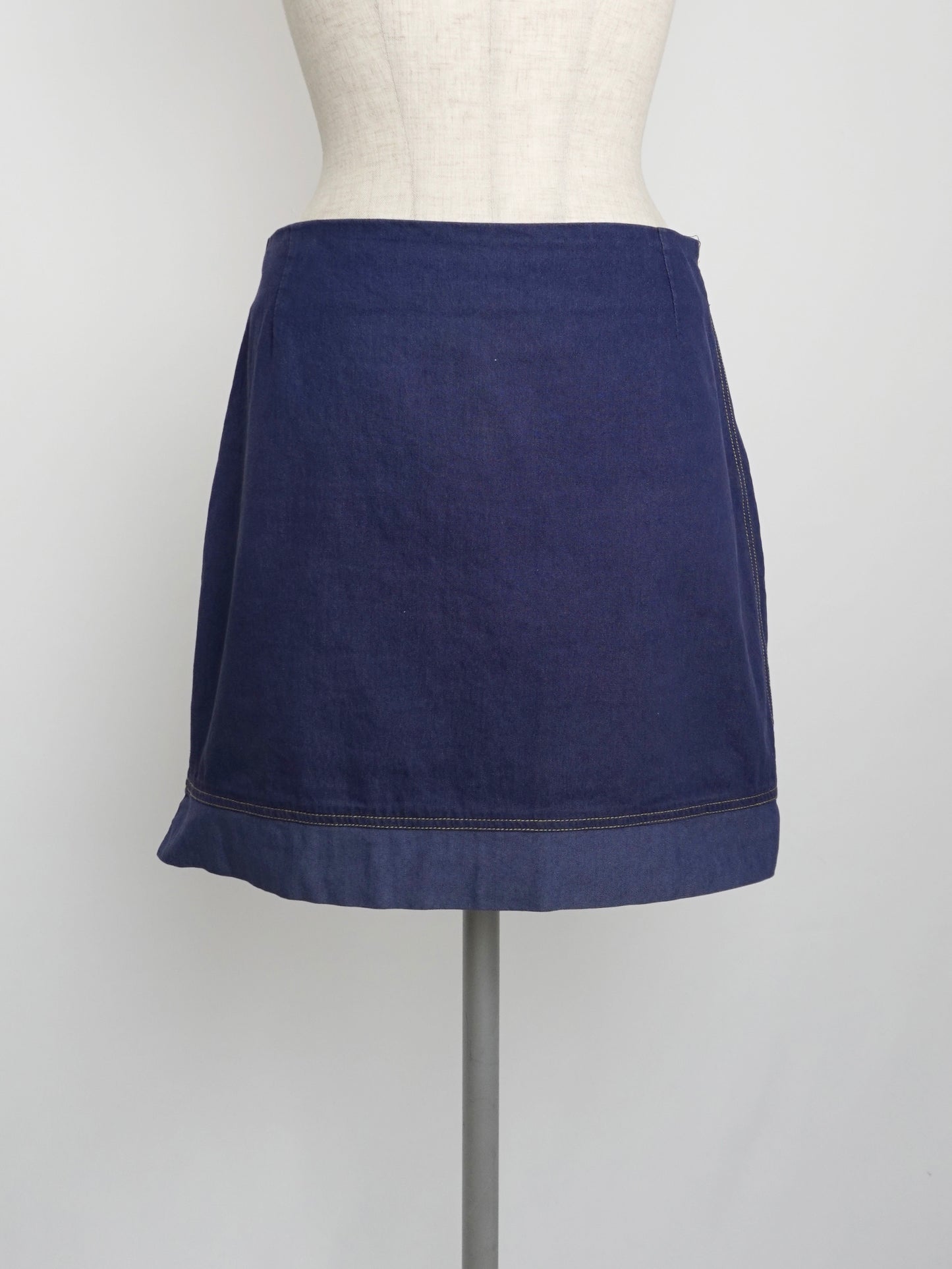 Navy Mini Skirt