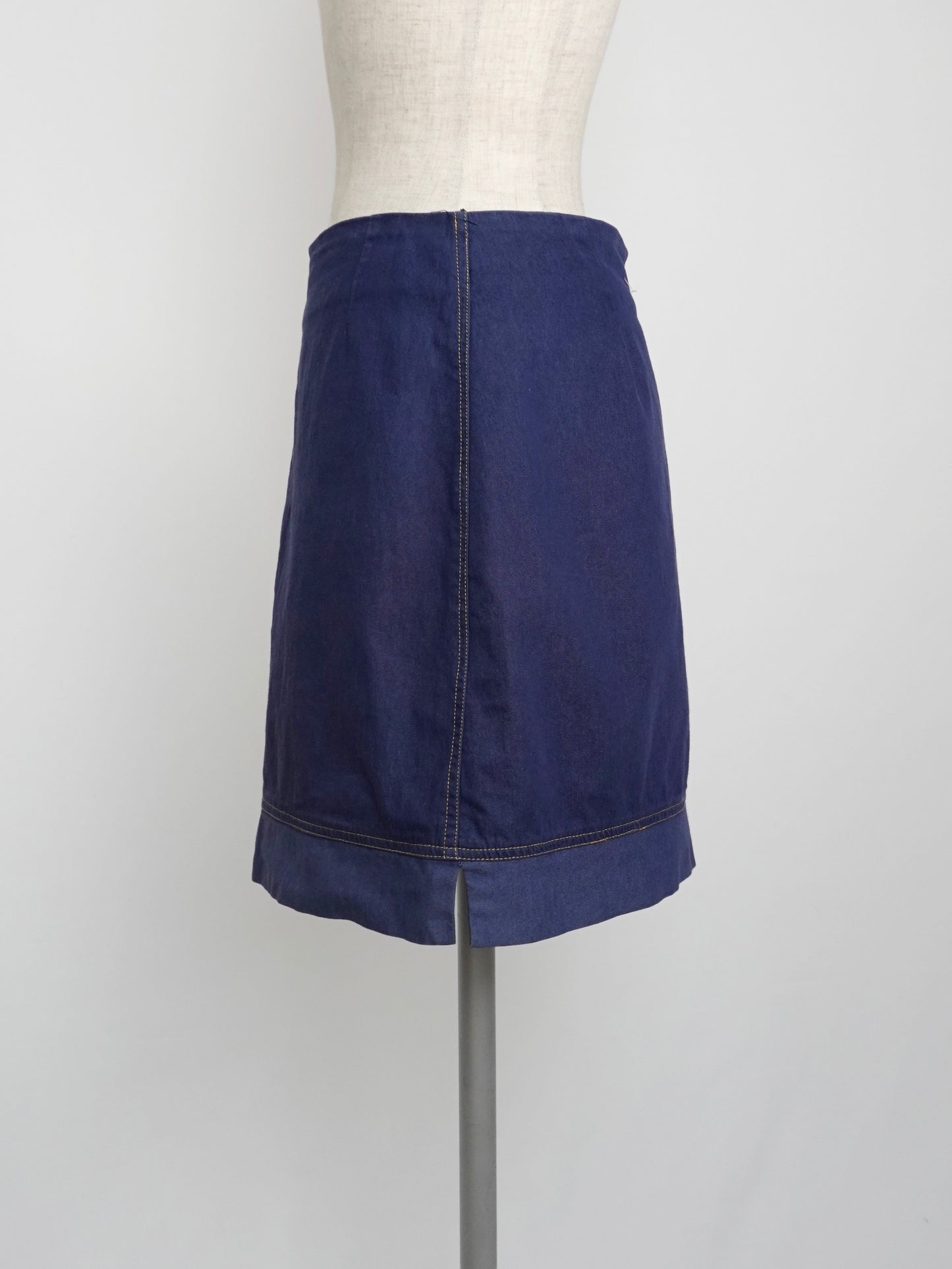 Navy Mini Skirt