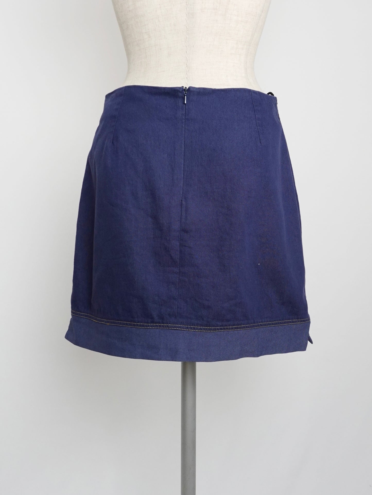 Navy Mini Skirt