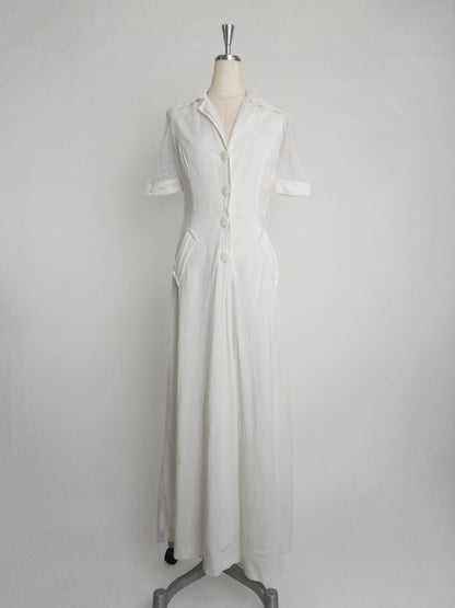 Mesh Long Dress