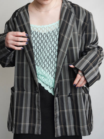 Check Tailored Jacket
