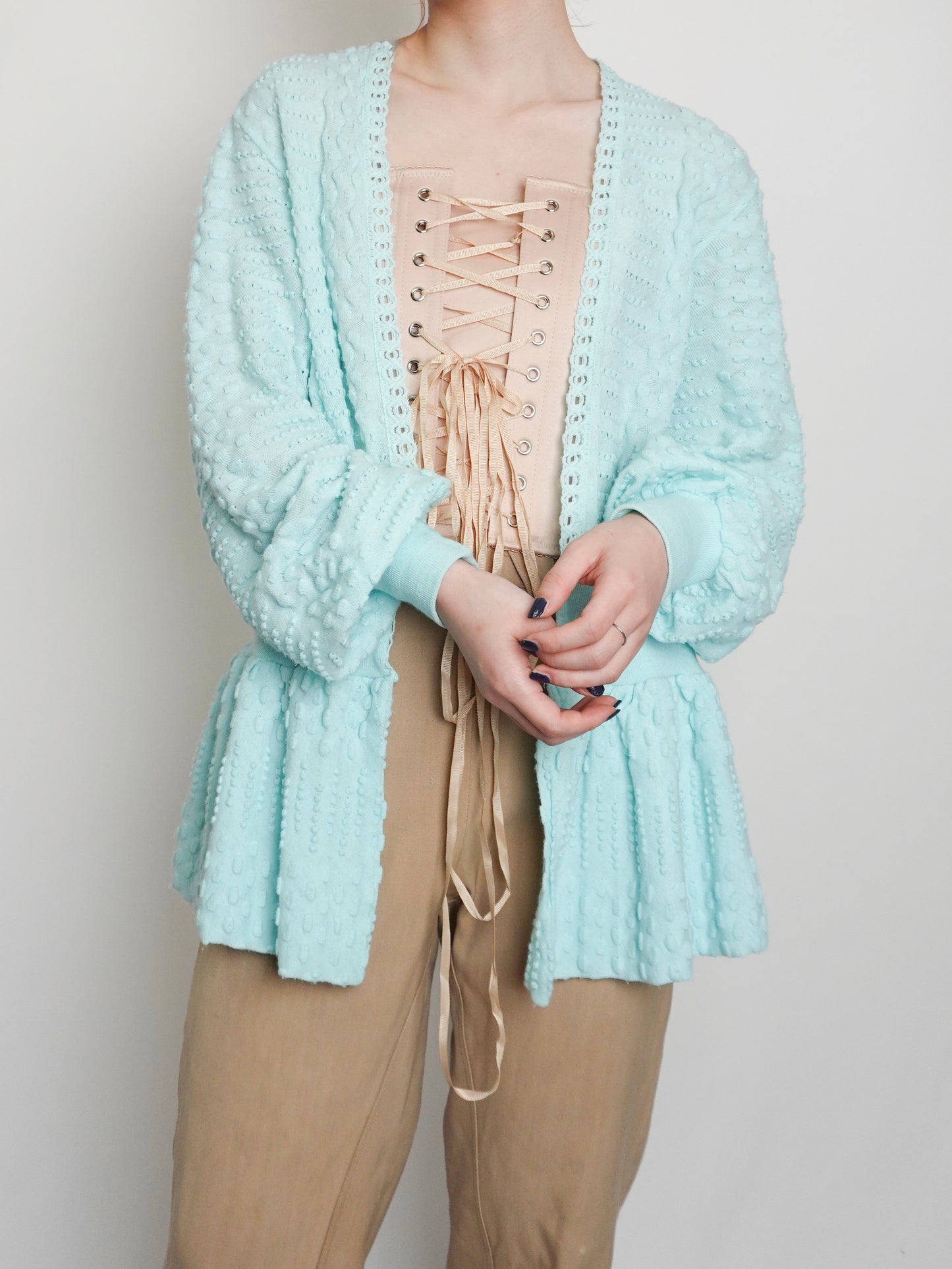Peplum Cardigan